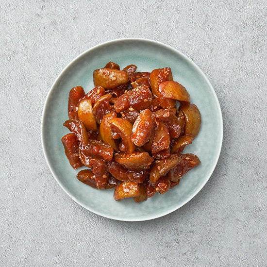 Gochujang Pickled Plum (고추장 매실장아찌) - Lets Eatscape