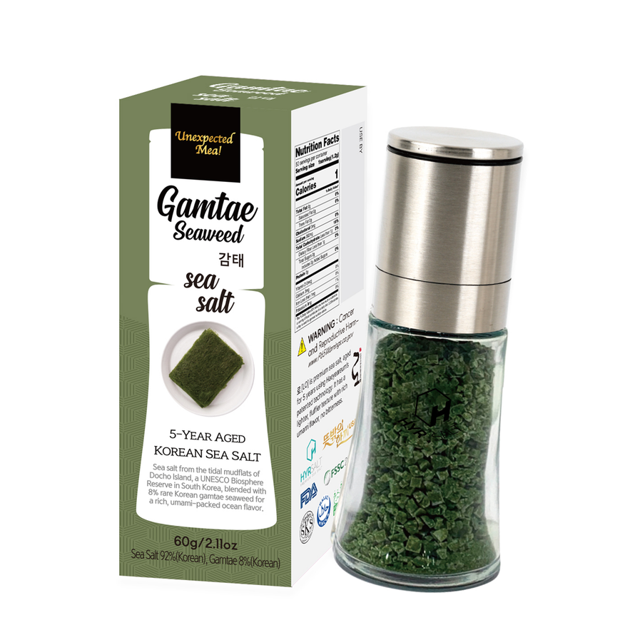 Premium Sea Salt Grinder - Gamtae (Ecklonia Cava) 60g