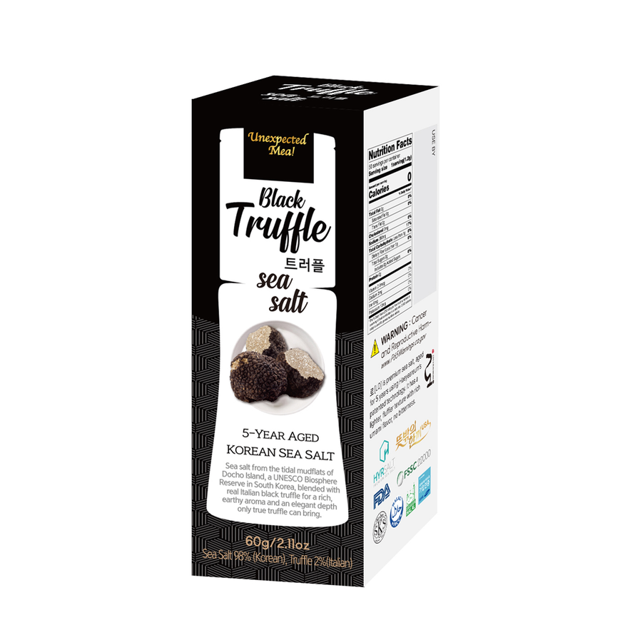 Premium Flavor Sea Salt Grinder - Truffle (프리미엄 천일염 트러플 그라인더) 60g