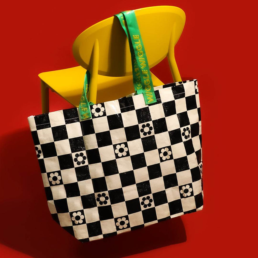Shopper Bag - Checkerboard - Lets Eatscape