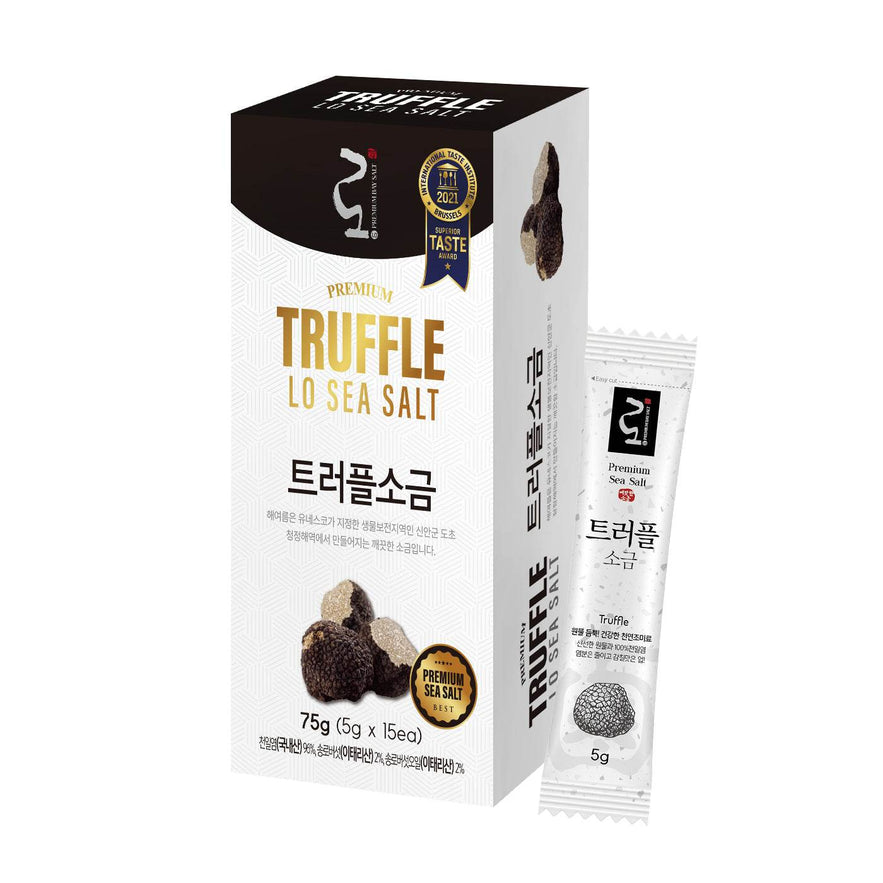 Premium Truffle Sea Salt 75g(5g*15pcs) Stick Pouch (2.64oz) - Lets Eatscape