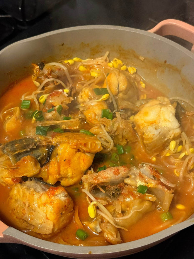 Spicy Braised Monkfish (연안식당 비법소스 아구찜) - Lets Eatscape