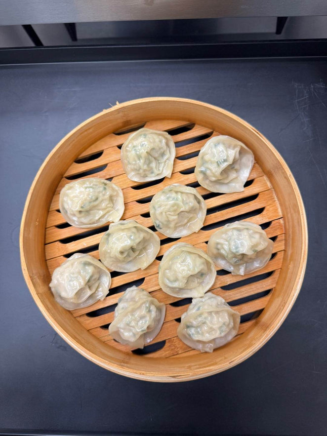 Changhwadang Pork Dumplings (창화당 얇은피 찐 고기손만두 20pc) - Lets Eatscape