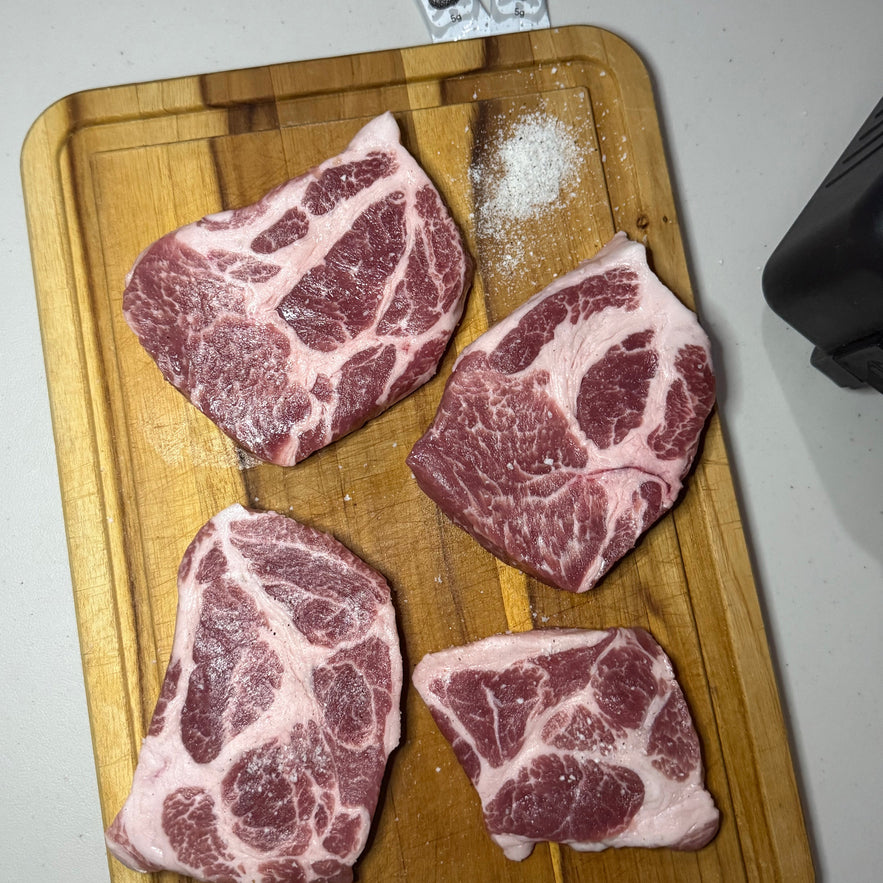 Mugi fuji Pork Belly Pork Shoulder (무기후지 돼지 목살구이)