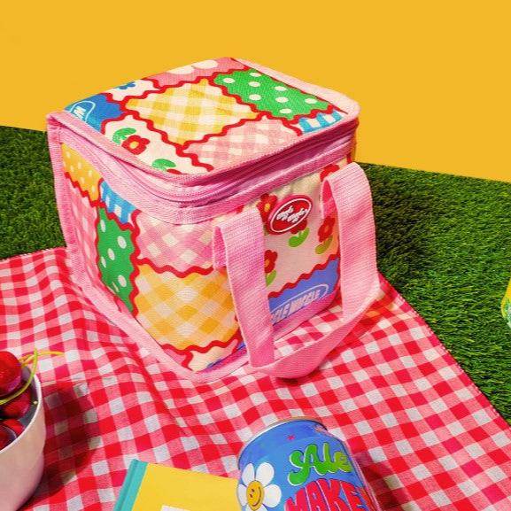 Smile Garden Cooler Bag (S,L size) PINK 2pc SET - Lets Eatscape