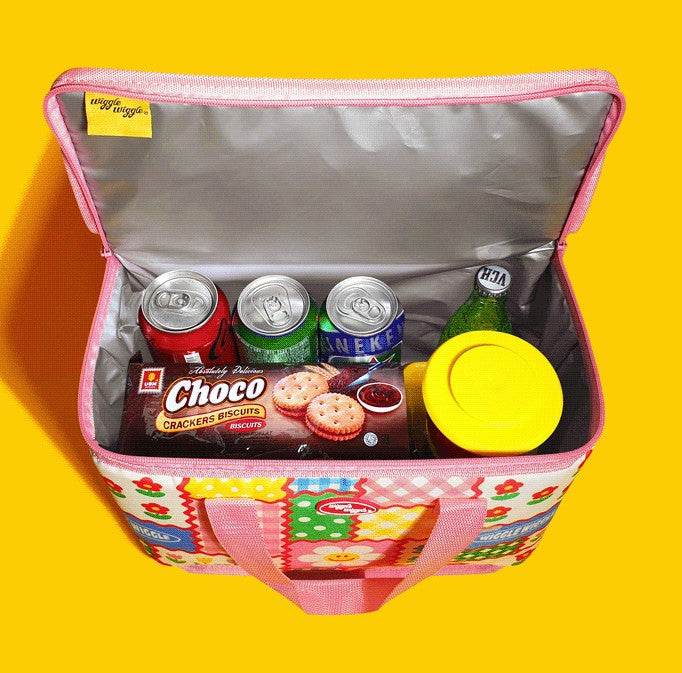Smile Garden Cooler Bag (S,L size) PINK 2pc SET - Lets Eatscape