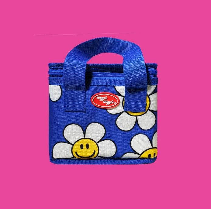 Smile We Love Cooler Bag (S,L size) - BLUE 2pc SET - Lets Eatscape