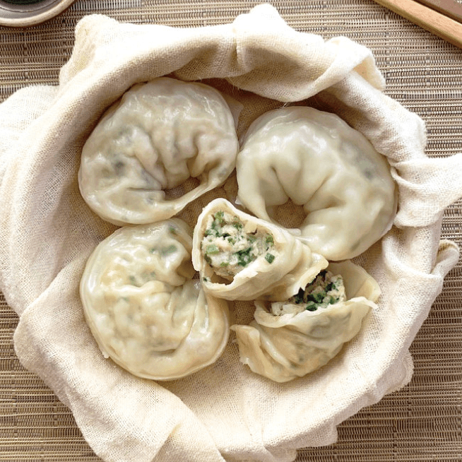 Changhwadang Meat Dumplings 10pcs (창화당 얇은피 찐 고기손만두 ) - Lets Eatscape