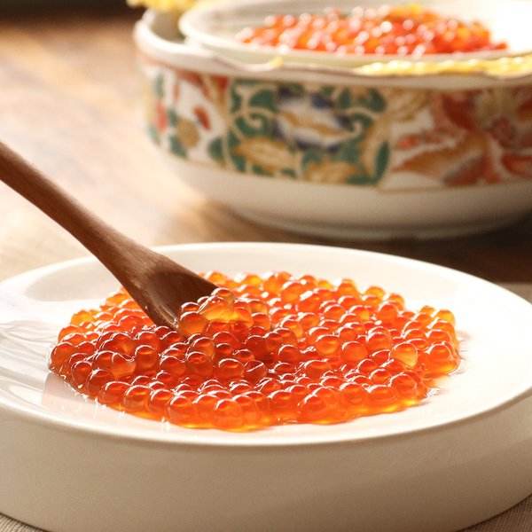 Yuzu Aged Salmon Roe Eggs (가쓰오유자 숙성 연어알장(IKURA)) - Lets Eatscape
