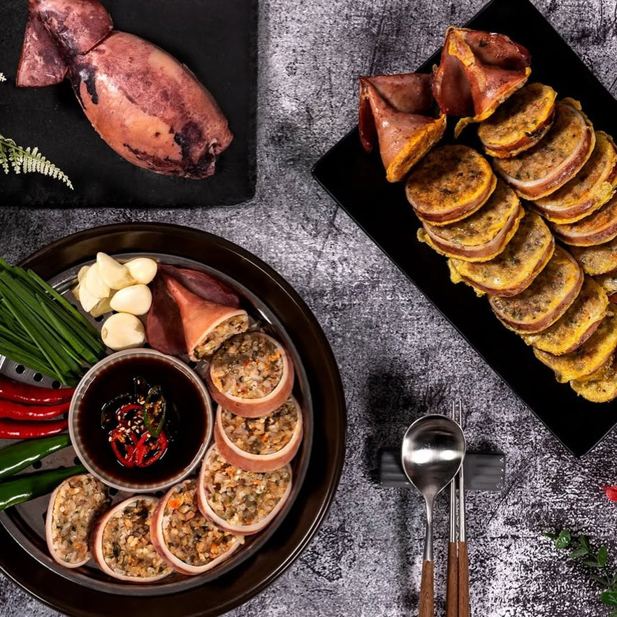 Gangneung Eomji's Squid Sausage (강릉 엄지네 오징어순대)