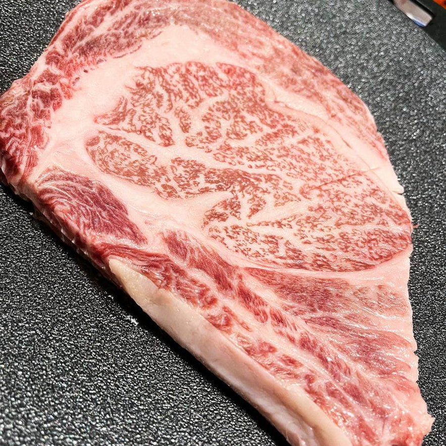 A5 Wagyu Ribeye Steak [A5 와규립아이 스테이크] - Lets Eatscape