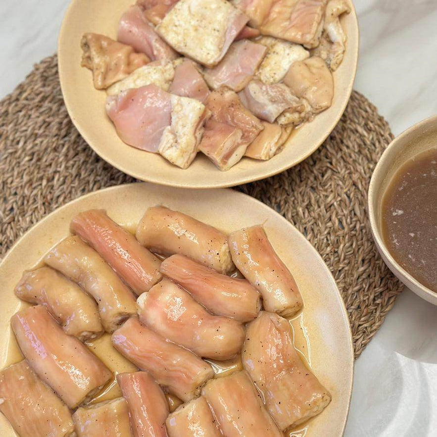 Marinated Beef Intestines & Abomasum Combo [양념 소막창대창 콤보] - Lets Eatscape