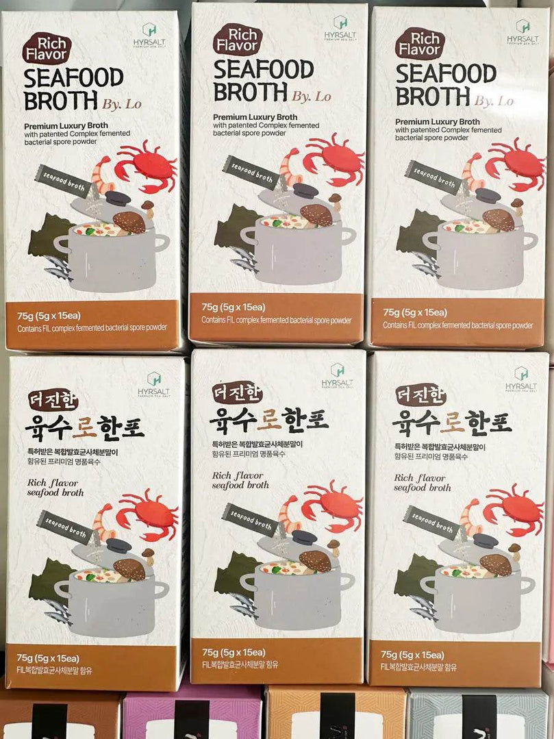 Rich Flavor Seafood Broth by. Lo 75g(5g*15pcs) (2.64oz) - Lets Eatscape