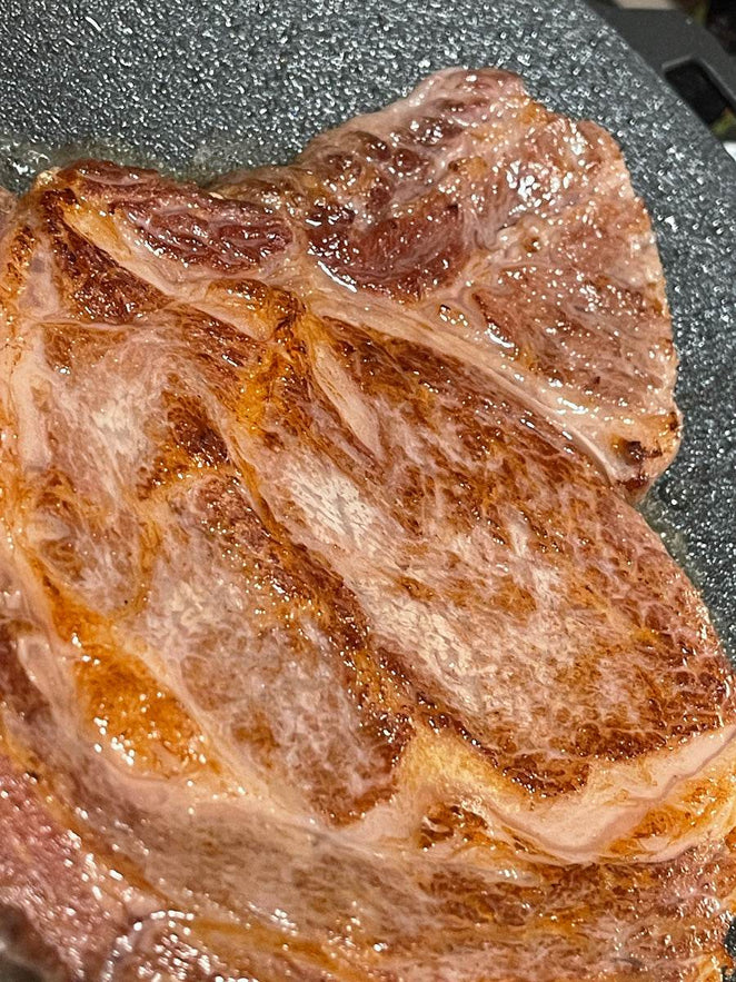 A5 Wagyu Ribeye Steak [A5 와규립아이 스테이크] - Lets Eatscape