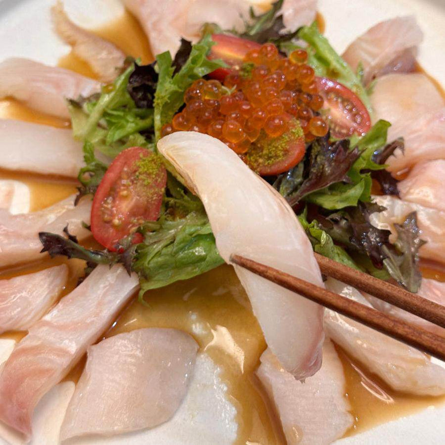 Frozen Halibut Sashimi Filet from Jeju island[제주광어] - Lets Eatscape