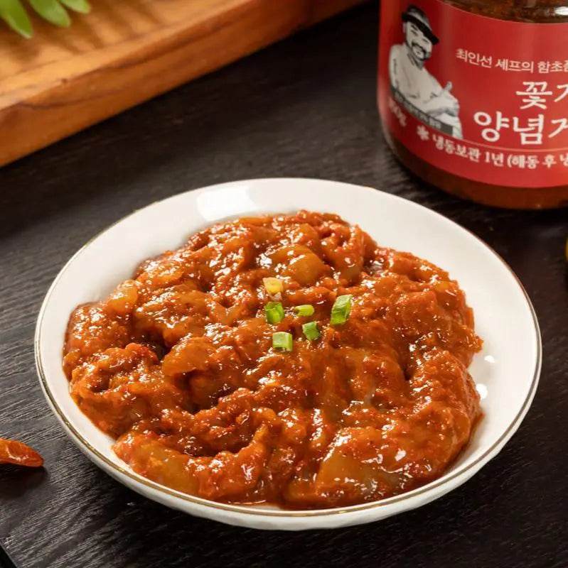 Spicy Sauce Marinated Boneless Raw Crab [순살양념게장] - Lets Eatscape