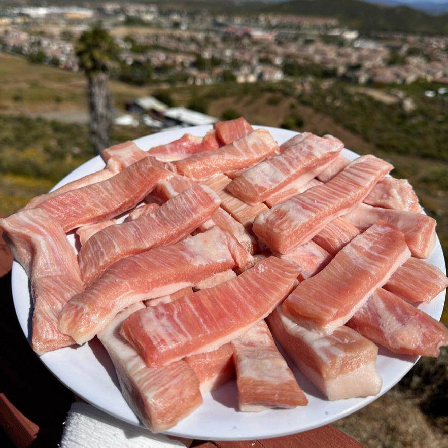 Pork Jowl - Trimmed, Thick Cut [항정살] - Lets Eatscape