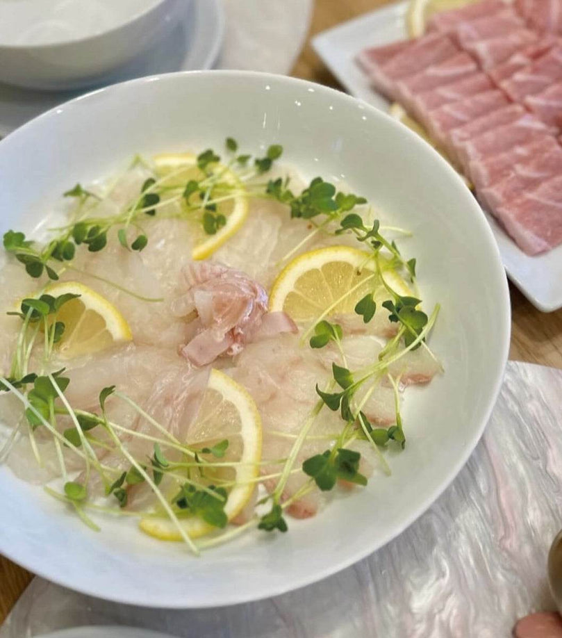 Frozen Halibut Sashimi Filet from Jeju island[제주광어] - Lets Eatscape