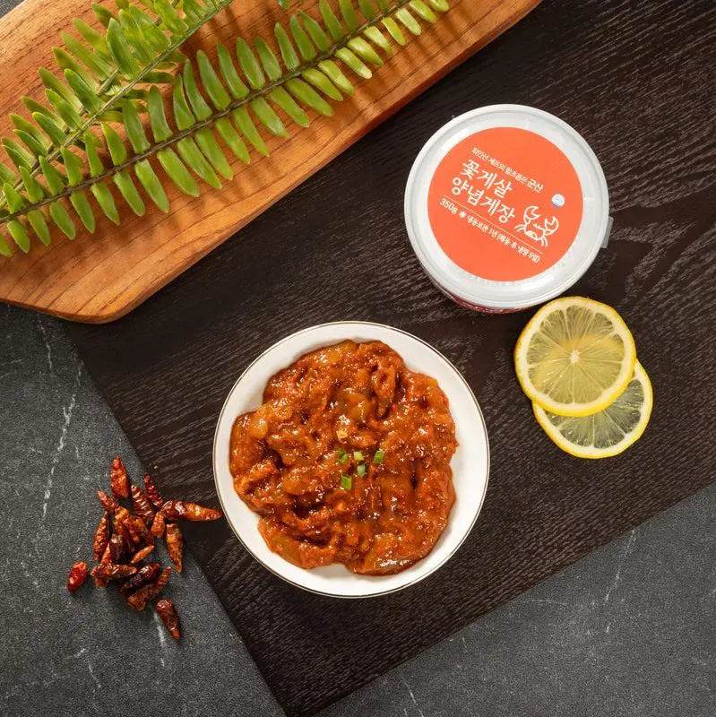 Spicy Sauce Marinated Boneless Raw Crab [순살양념게장] - Lets Eatscape