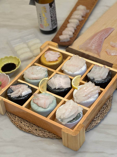 Frozen Halibut Sashimi Filet from Jeju island[제주광어] - Lets Eatscape