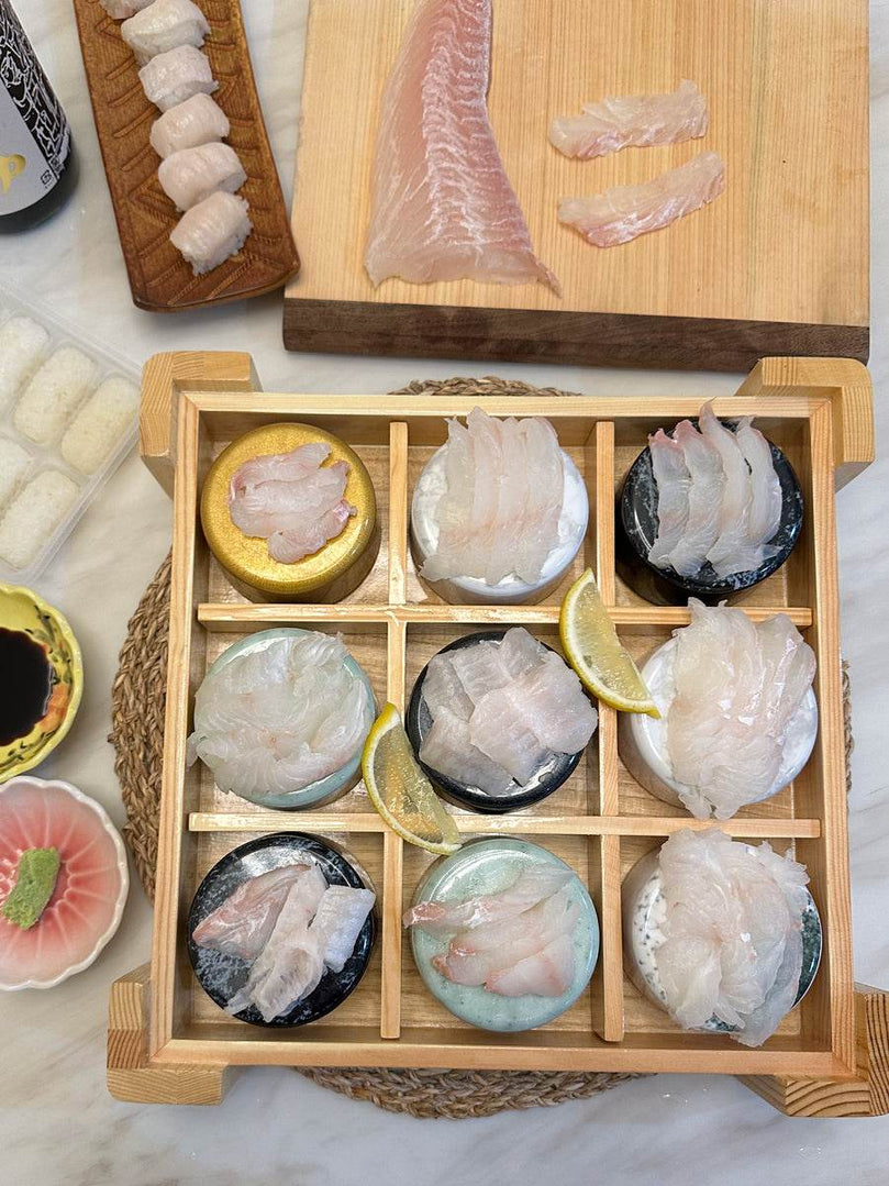 Frozen Halibut Sashimi Filet from Jeju island[제주광어] - Lets Eatscape