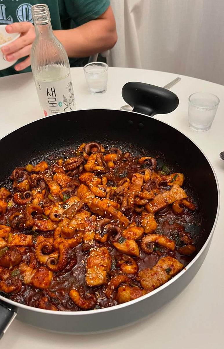 Spicy Marinated Baby Octopus [쭈꾸미] - Lets Eatscape