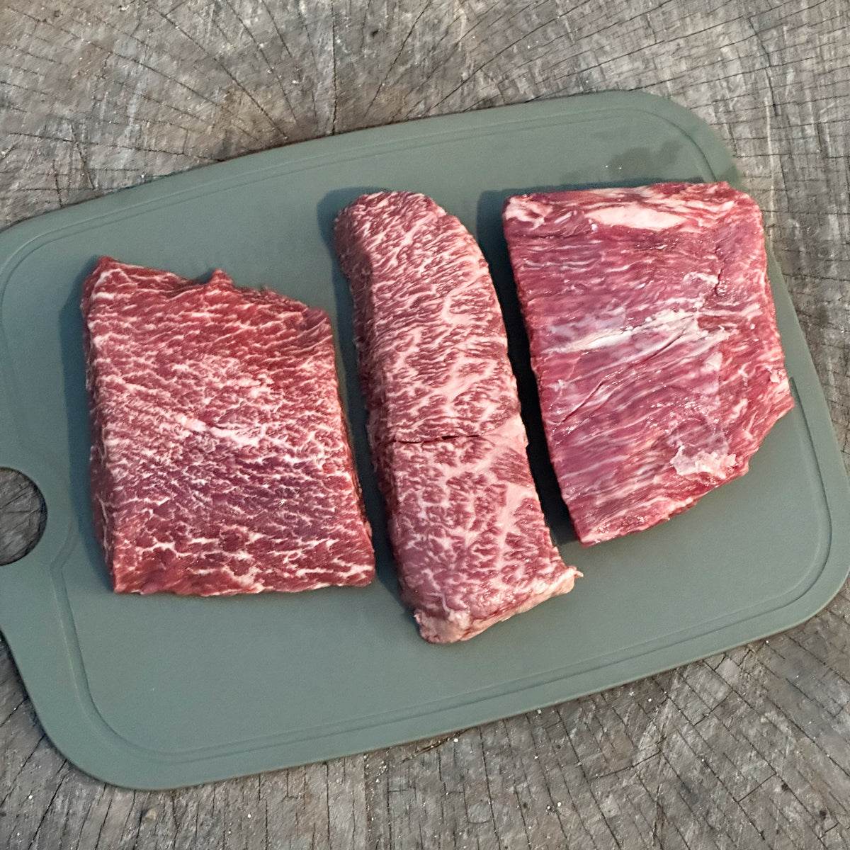 Australia Wagyu Flat Iron - BMS 8/9 (호주와규 부챗살) - Lets Eatscape
