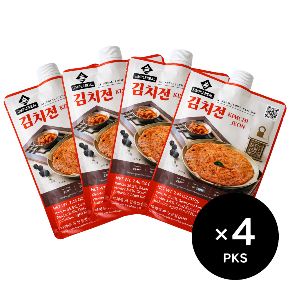 Crispy Kimchi Pancake Mix 2pks + Savory Mung Bean Pancake Mix 2pks
