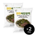 Low-Sugar Brown Rice Mugwort Chapssaltteok (16.9oz × 2pks)