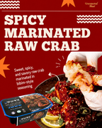 Spicy Marinated Crab 100% Korean Crab (450g)