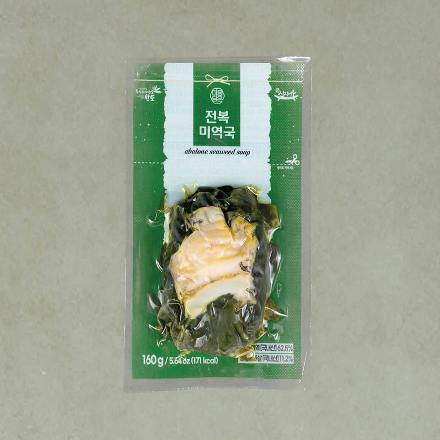 Korean Abalone Seaweed Soup (완도산 전복 미역국) 160g