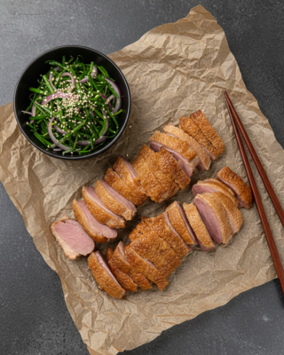 Tender Smoked Duck Breast for 4 servings
