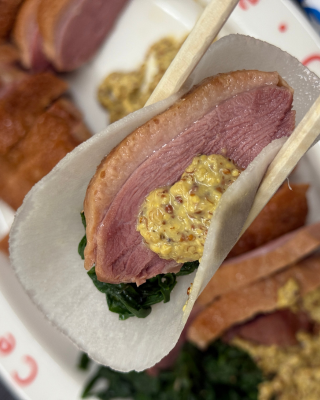 Tender Smoked Duck Breast for 4 servings