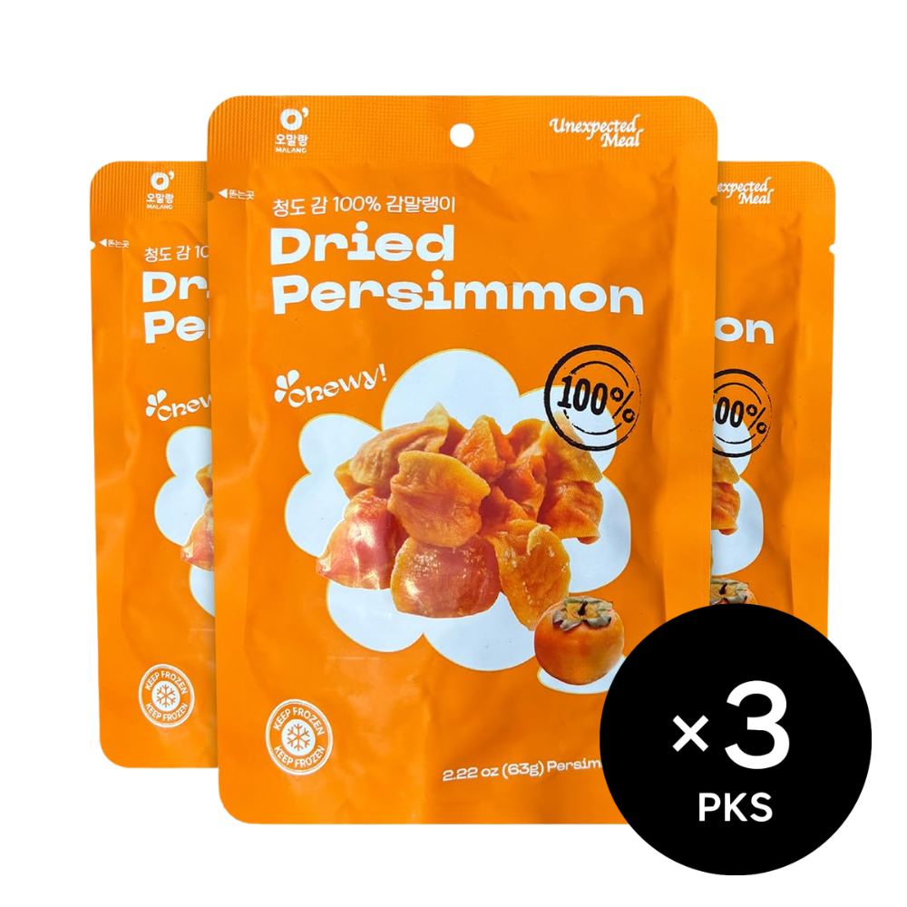 Gammallangi – Korean Iced Dried Persimmon Chews (63g) × 3pks