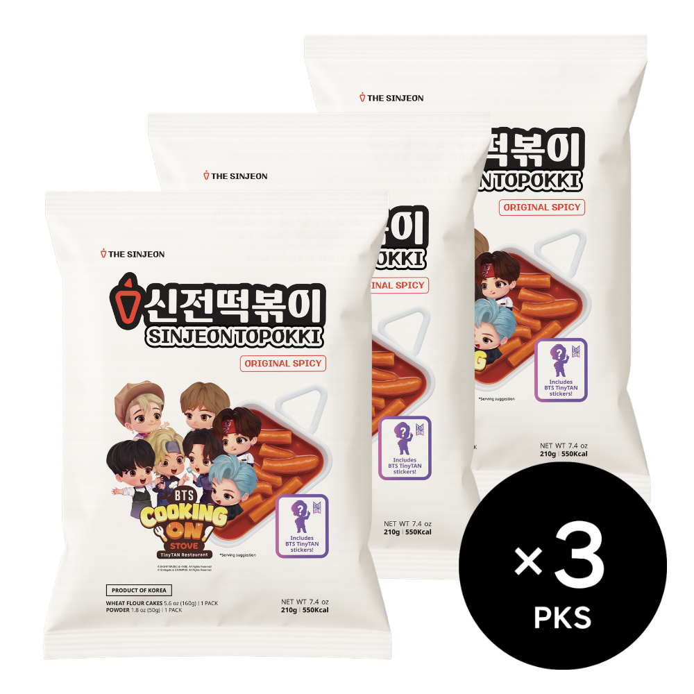 Sinjeon Tteokbokki (210g × 3pks)