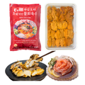 K-Seafood Cold Soup Set (Cold Soup Base 1 + Chile Uni 1 +Salmon Noodle 1 + Cooked Horned Turban 1)