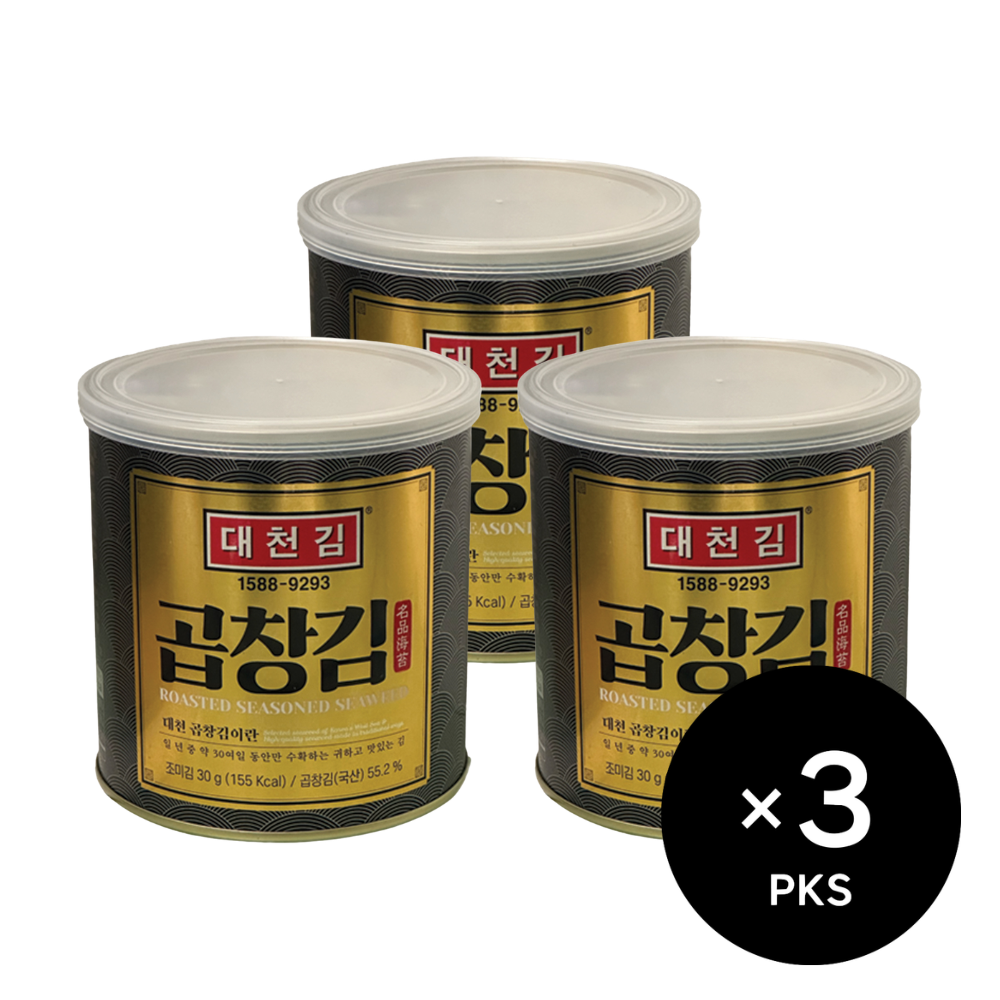 Canned Gopchang Gim – Premium Seaweed (3 units)