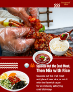 Spicy Marinated Crab 100% Korean Crab (450g)