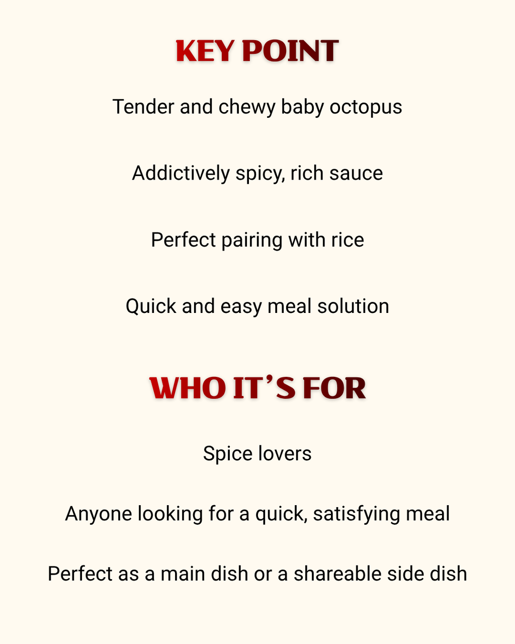 Spicy Webfoot Octopus (400g × 2pks)