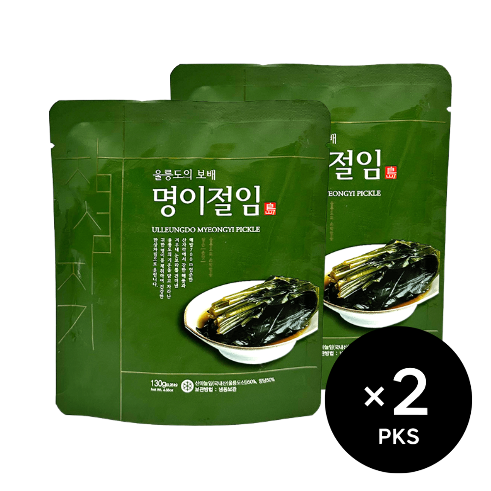 울릉도 명이나물 (130g × 4pks)