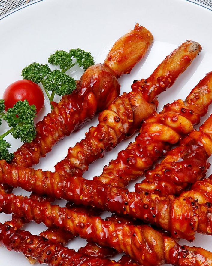 Spicy Skewered Octopus (매콤 꼬치호롱낙지)