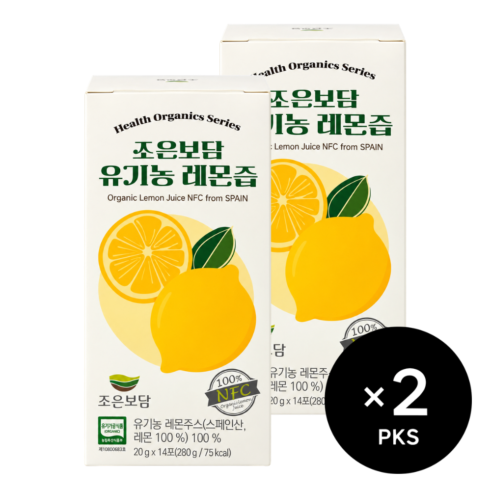100% Lemon Juice Sticks (280g × 2pks)