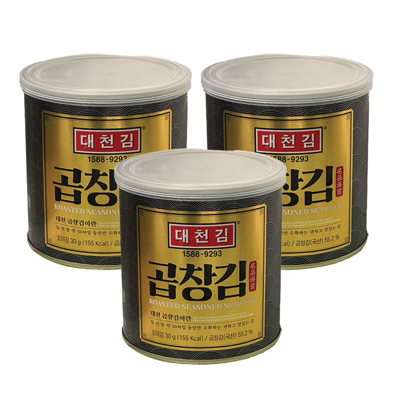 Canned Gopchang Gim (Premium Seaweed) x 3 Units