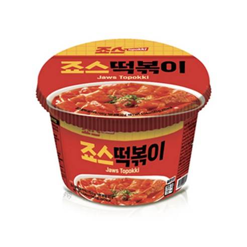 Jaws Teokbokki Original Flavor (죠스 오리지널 컵떡볶이) - Lets Eatscape
