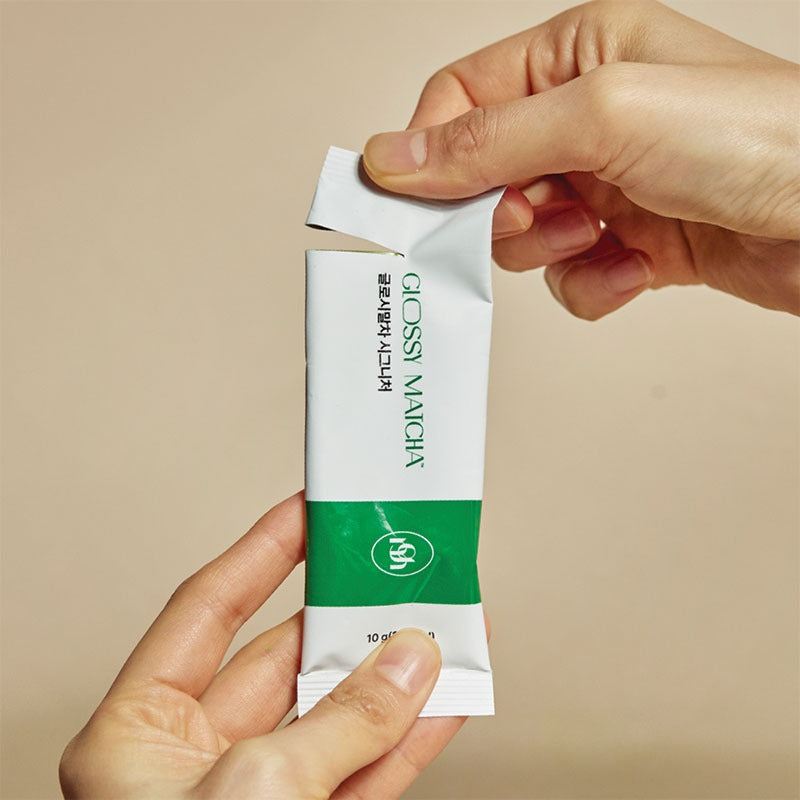 유기농 글로시 세레모니얼 그레이드 최상급 저당 말차 스틱 (50g × 2pks)