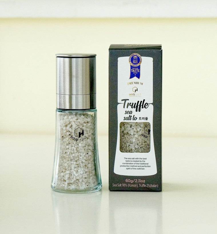 Premium Flavor Sea Salt 60g Grinder (2.11oz) - Truffle - Lets Eatscape