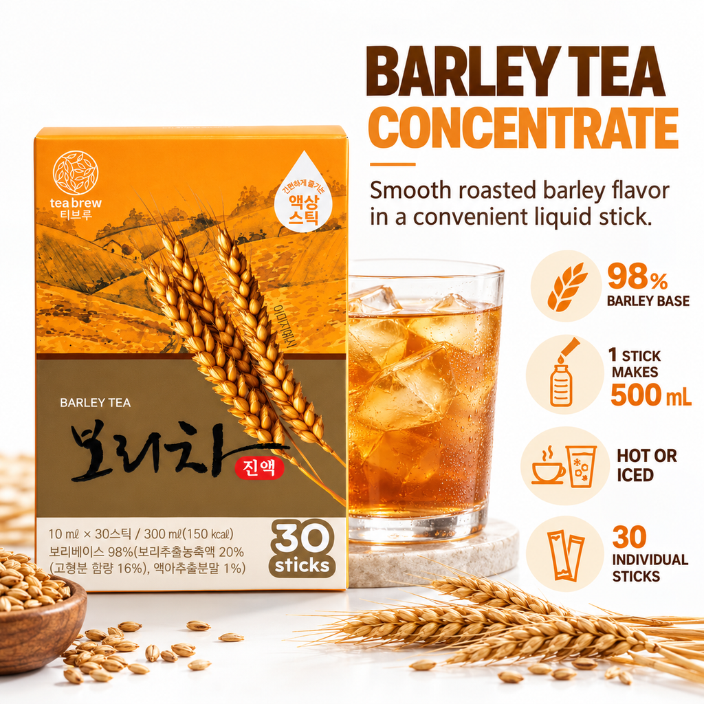McNulty Tea Brew Korean Tea Concentrate Sticks (10mL × 30 Sticks)