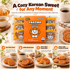 Muziktiger Glutinous Rice Yakgwa – Korean Honey Pastry (15.87oz, 9 pcs)