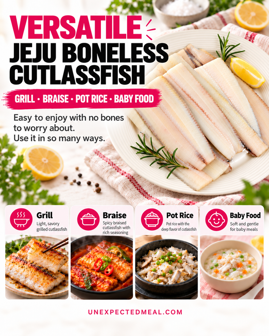Jeju Boneless Cutlassfish Fillets