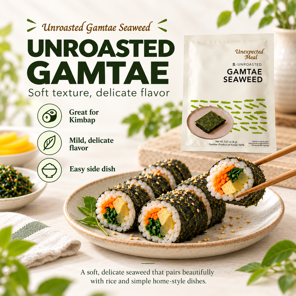 Gamtae Seaweed · Unroasted / Salted Roasted